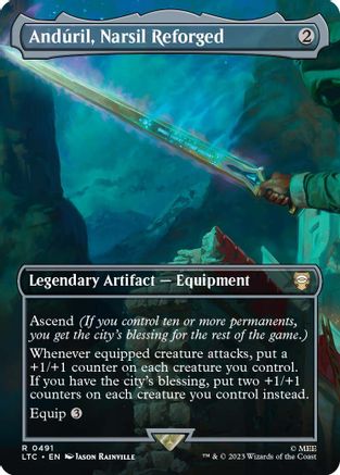 Anduril, Narsil Reforged (Borderless)