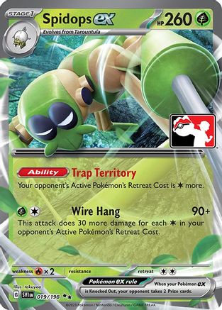 Prize Pack Series Cards Spidops ex #019