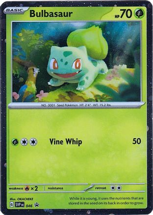 Bulbasaur - 046 (Cosmos Holo) - SV: Scarlet & Violet Promo Cards - Pokemon