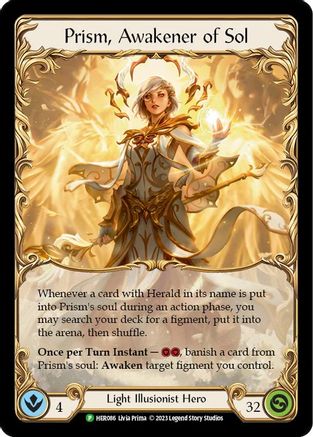 Prism, Awakener of Sol - Flesh and Blood: Promo Cards - Flesh and 