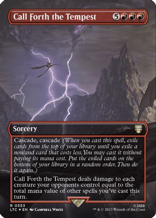Call Forth the Tempest (Borderless) (Surge Foil)