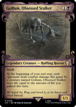 Gollum, Obsessed Stalker (Showcase Scrolls)