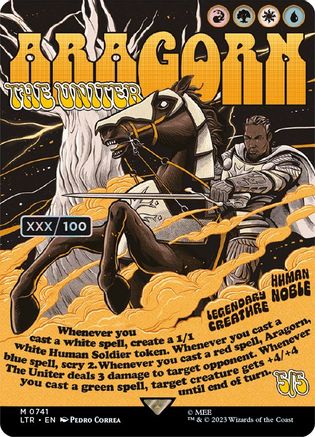 Aragorn, the Uniter (Borderless Poster) (Serial Numbered)