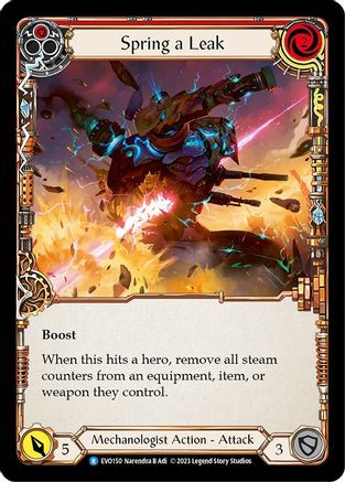 Spring a Leak (Red) - Bright Lights - Flesh and Blood TCG