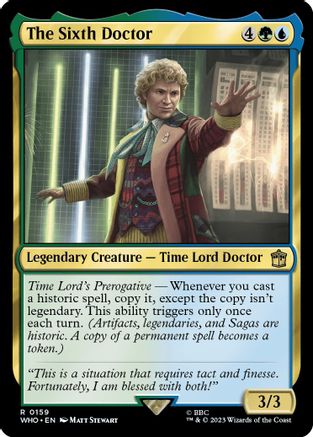 The Sixth Doctor - Universes Beyond: Doctor Who - Magic: The Gathering