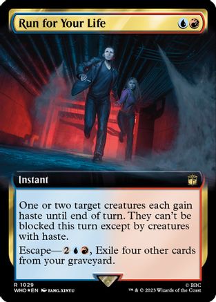 Run for Your Life (Extended Art) (Surge Foil)