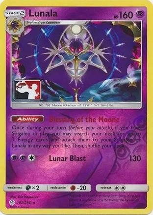 League & Championship Cards Lunala #102