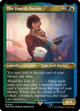 The Fourth Doctor (Display Commander) - Thick Stock