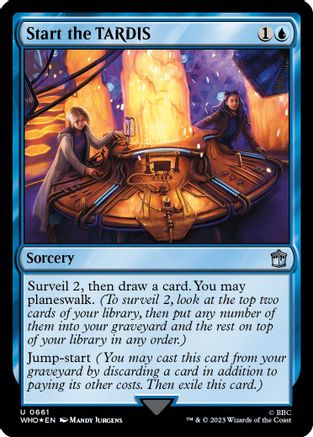 Start the TARDIS (Surge Foil)