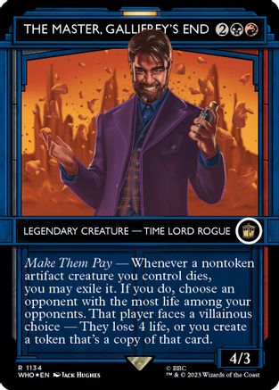 The Master, Gallifrey's End (Showcase) (Surge Foil)