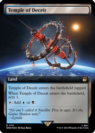Temple of Deceit (Extended Art) (Surge Foil)