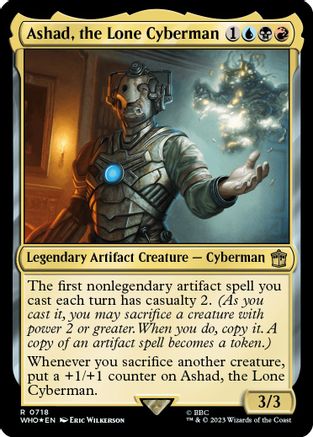Ashad, the Lone Cyberman (Surge Foil)