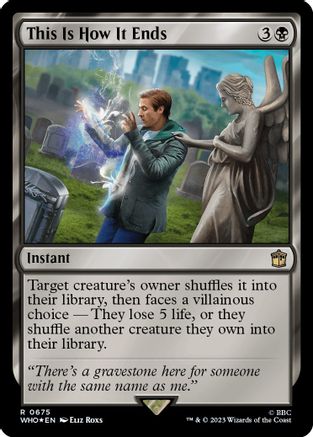 This Is How It Ends (Surge Foil)