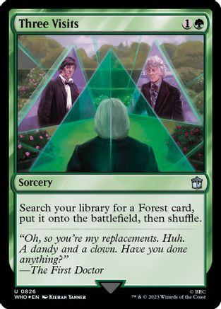 Three Visits (Surge Foil)