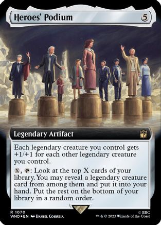 Heroes' Podium (Extended Art) (Surge Foil)