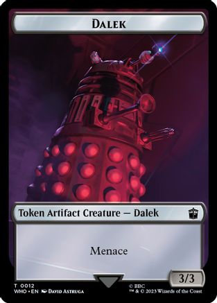 Dalek // Food (0026) Double-Sided Token