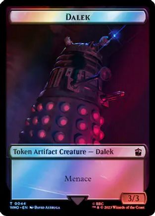 Dalek // Mark of the Rani Double-Sided Token (Surge Foil)