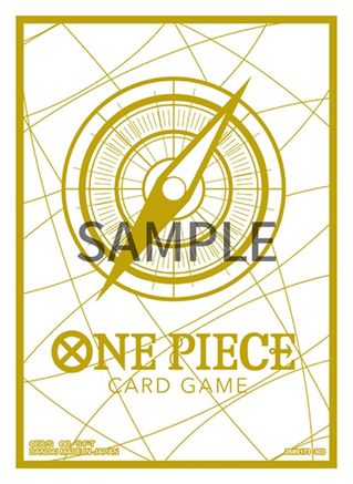 One Piece Card Game Official Sleeves (Standard Gold) (10-Pack) - Bandai ...