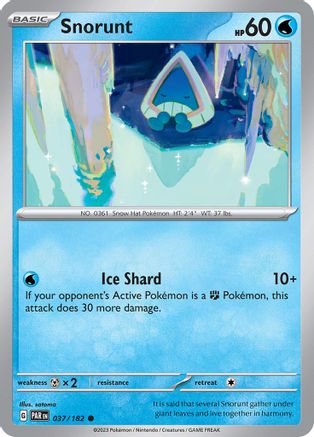 SV04: Paradox Rift Snorunt #037
