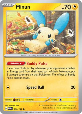 SV04: Paradox Rift Minun #061