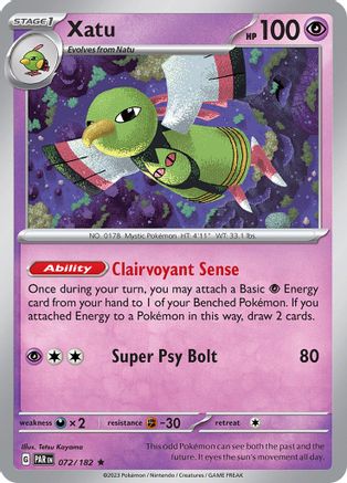 SV04: Paradox Rift Xatu #072