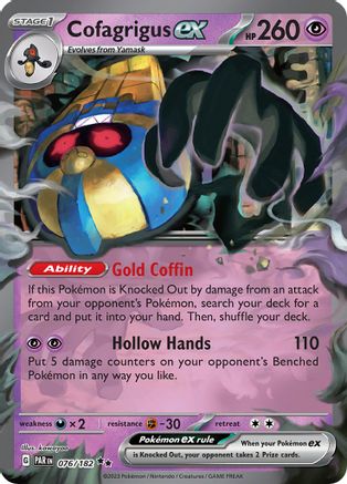 SV04: Paradox Rift Cofagrigus ex #076