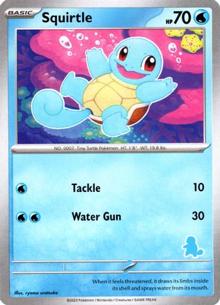 Squirtle  My First Battle Pokémon card