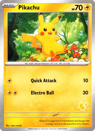 Pikachu  My First Battle Pokémon card