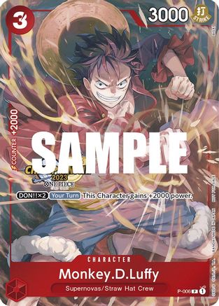 Monkey.D.Luffy (006) (CS 2023 Celebration Pack) - One Piece Promotion ...