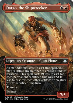 Dargo, the Shipwrecker (Borderless)