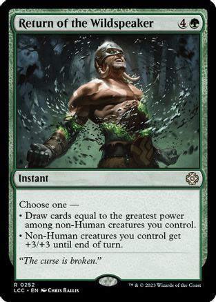 Return of the Wildspeaker