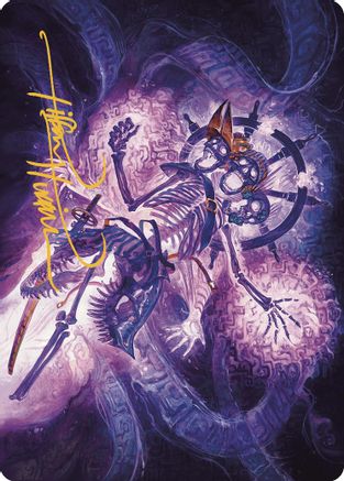 The Grim Captain Art Card (Gold-Stamped Signature)