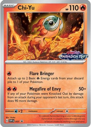 SV: Scarlet & Violet Promo Cards Chi-Yu - 057 (Prerelease) #057