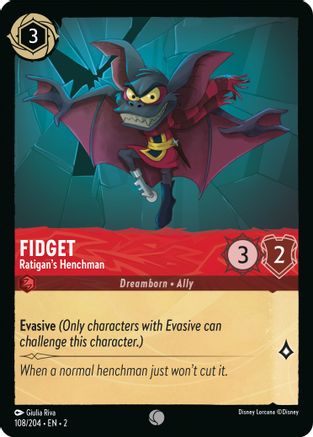 Fidget - Ratigan's Henchman - Rise of the Floodborn - Disney Lorcana