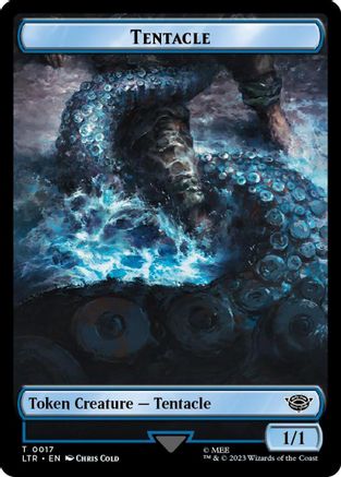 Tentacle // Food (0024) Double-Sided Token (Surge Foil)