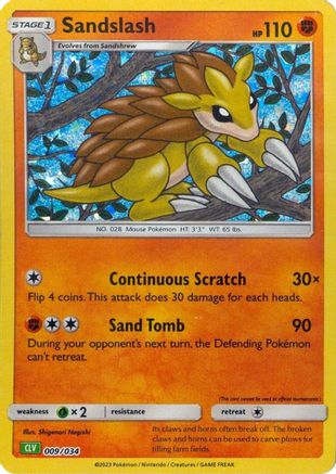 Trading Card Game Classic Sandslash #009