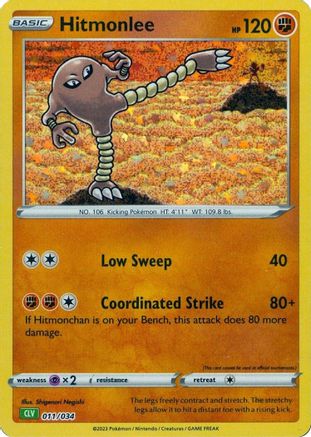 Trading Card Game Classic Hitmonlee #011