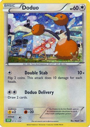 Trading Card Game Classic Doduo #013