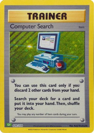 Trading Card Game Classic Computer Search (CLV) #020