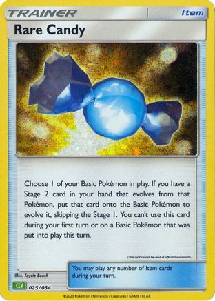 Trading Card Game Classic Rare Candy (CLV) #025