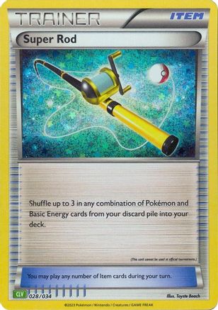Trading Card Game Classic Super Rod (CLV) #028