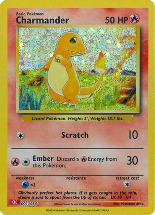 Trading Card Game Classic Charmander #001