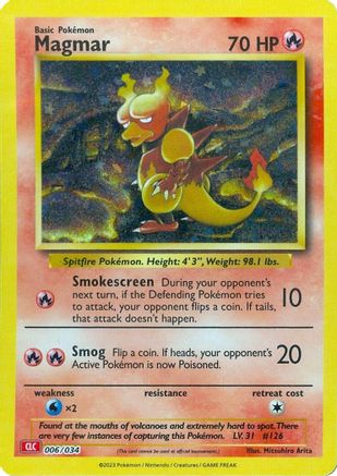 Trading Card Game Classic Magmar #006