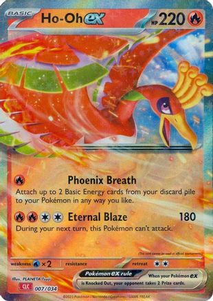 Trading Card Game Classic Ho-oh ex #007