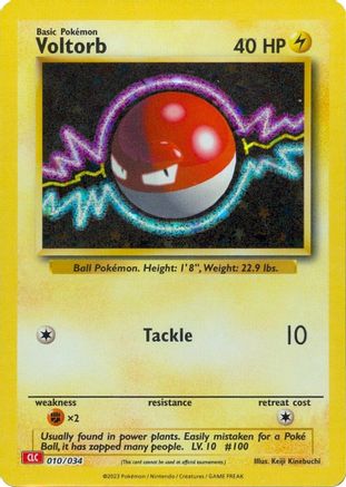 Trading Card Game Classic Voltorb #010