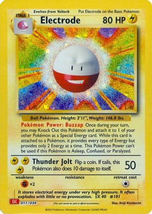 Trading Card Game Classic Electrode #011