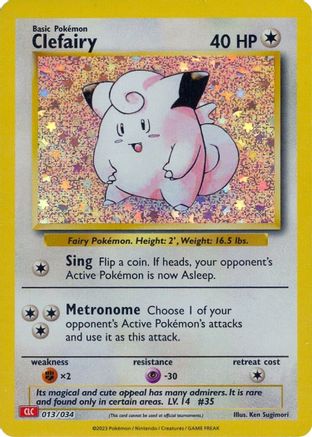 Trading Card Game Classic Clefairy #013
