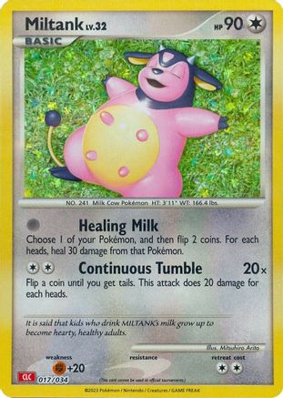 Trading Card Game Classic Miltank #017
