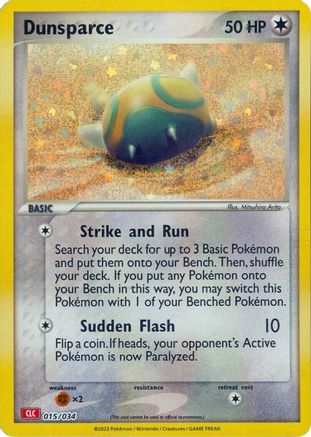 Trading Card Game Classic Dunsparce #015