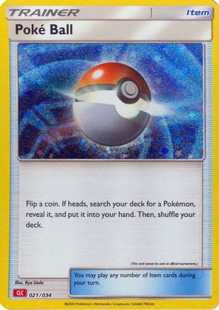 Trading Card Game Classic Poke Ball (CLC) #021